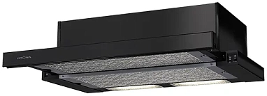 KAMILLA 600 2DN BLACK вытяжка кухонная